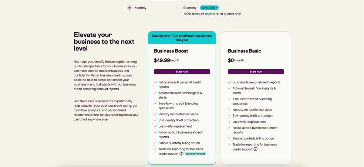 nav plans screenshot