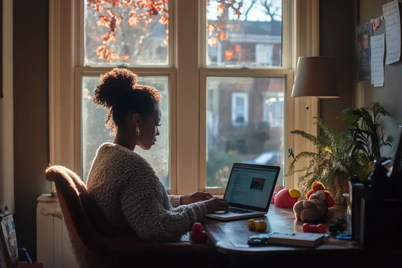 a working mom living in maryland (AI)