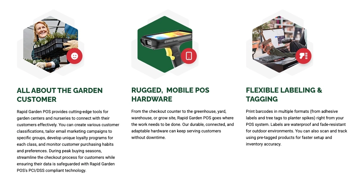 rapid garden pos gardening business software