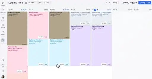 float time tracking screenshot