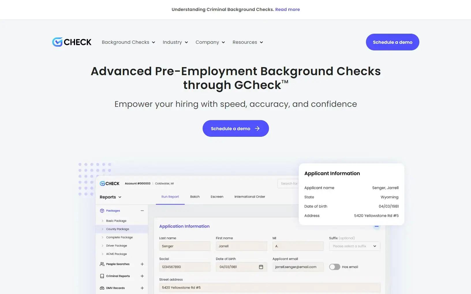 gcheck pre employment check