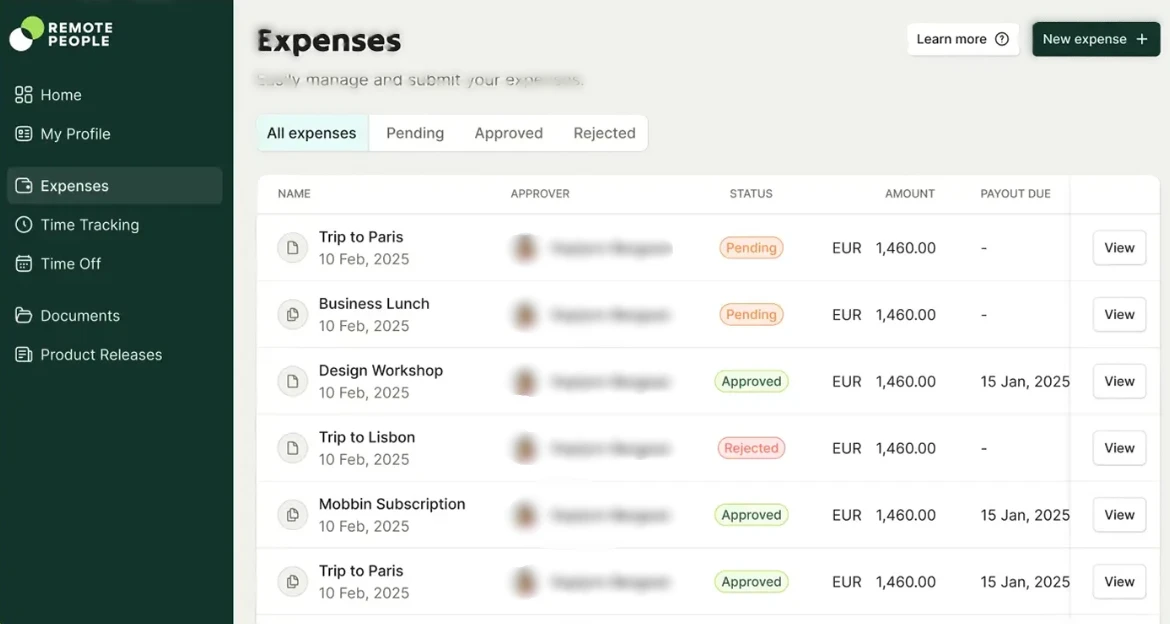 remotepeople expenses