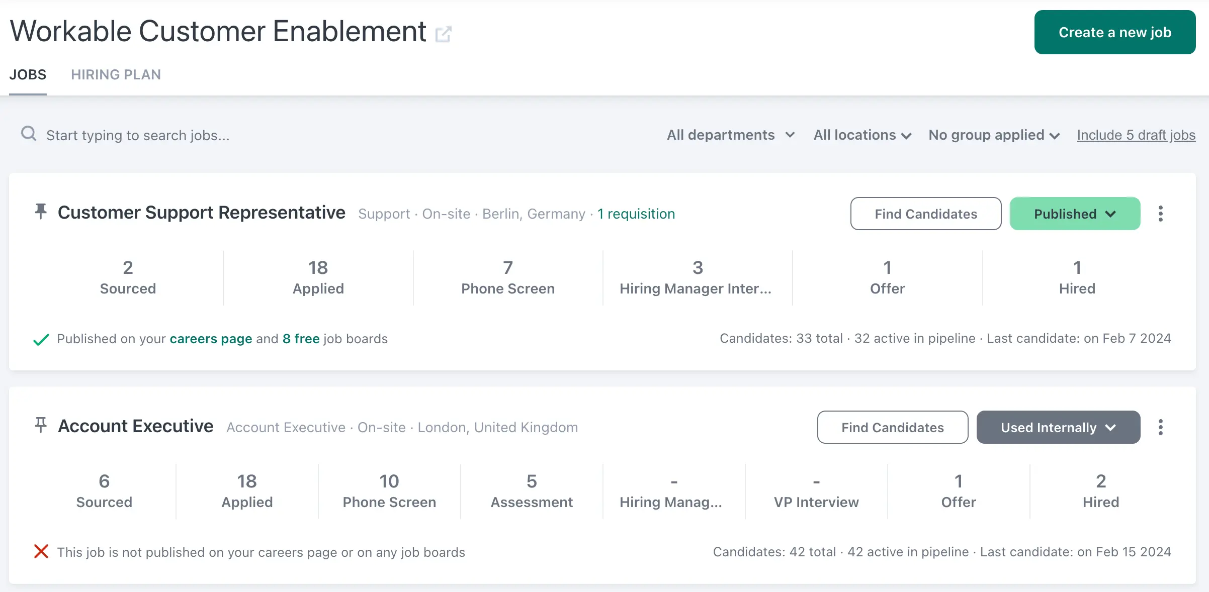 workable customer enablement